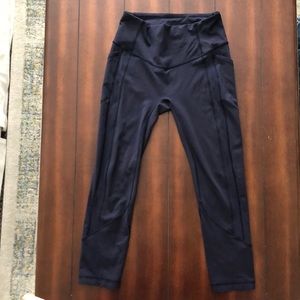 Lululemon All The Right Places Crop navy